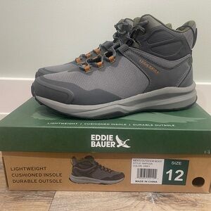 Eddie Bauer Men's Rapoza Breathable Lightweight Outdoor Sneaker Boot - Grey